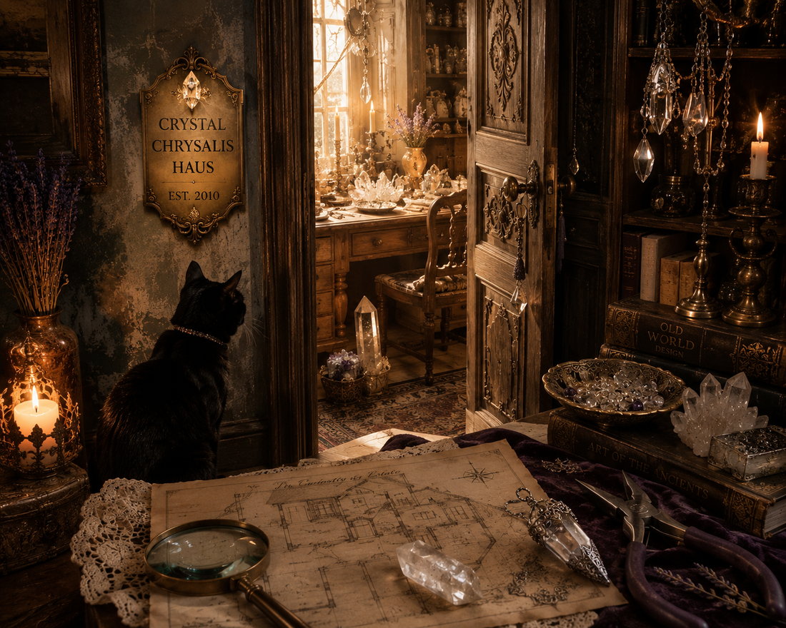 Something Stirs Behind the Walls...Crystal Chrysalis Haus