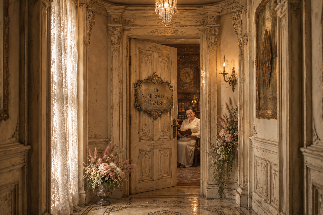 Inside the Crystal Chrysalis Haus Numerology Chamber Room