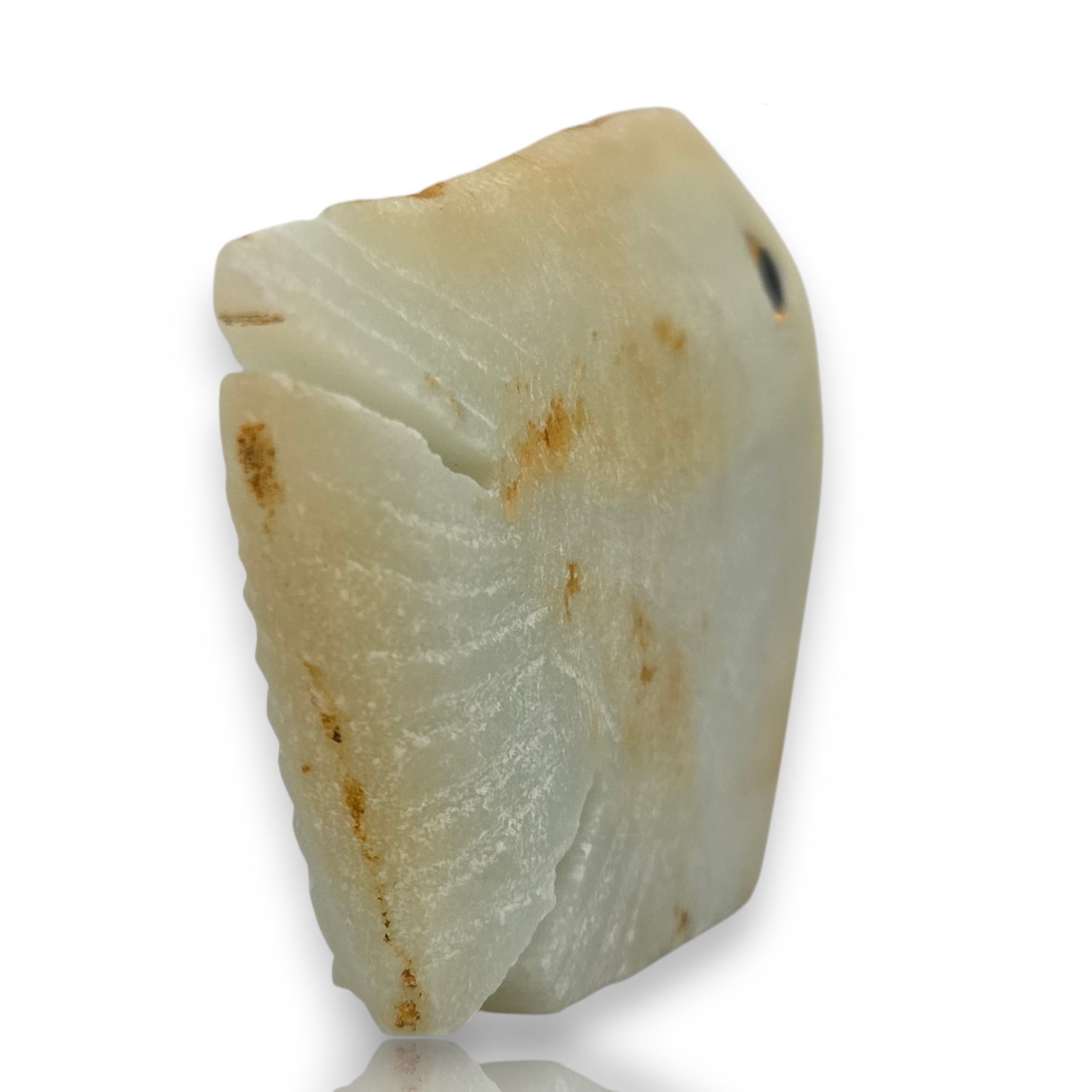 Curio Cabinet Amazonite Gemstone Fish Stone Collectible