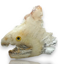 Curio Cabinet Life Like Crystal Cluster Point Fish Collectible