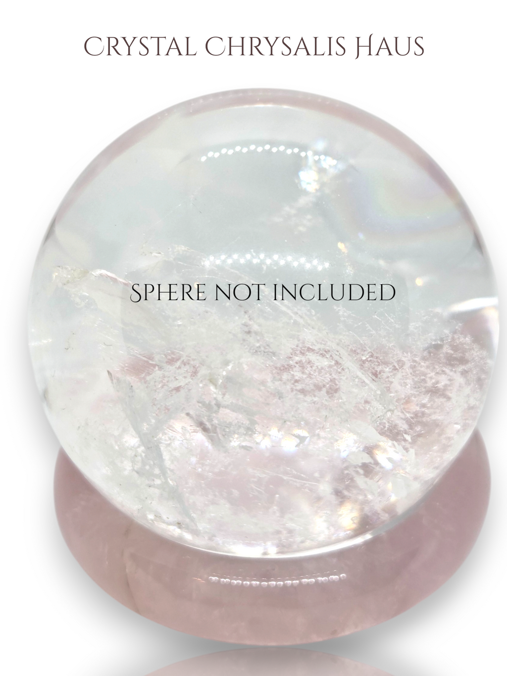 Natural Polished Rose Quartz Crystal Jewelry Bracelet Bangle Sphere Stand