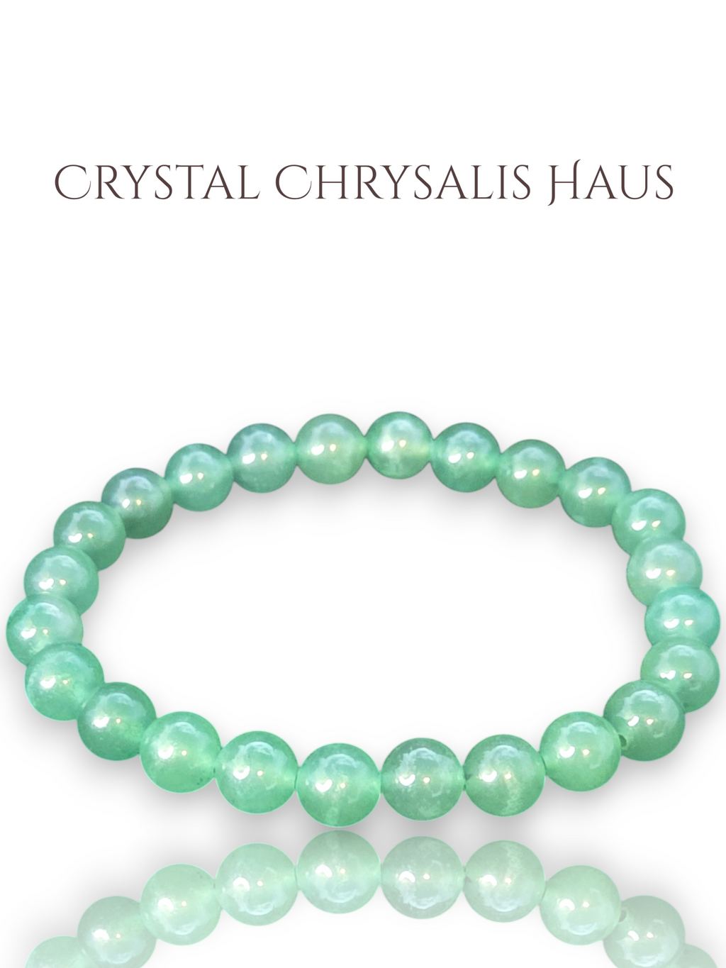 Natural Green Aventurine Beaded Gemstone Bracelet