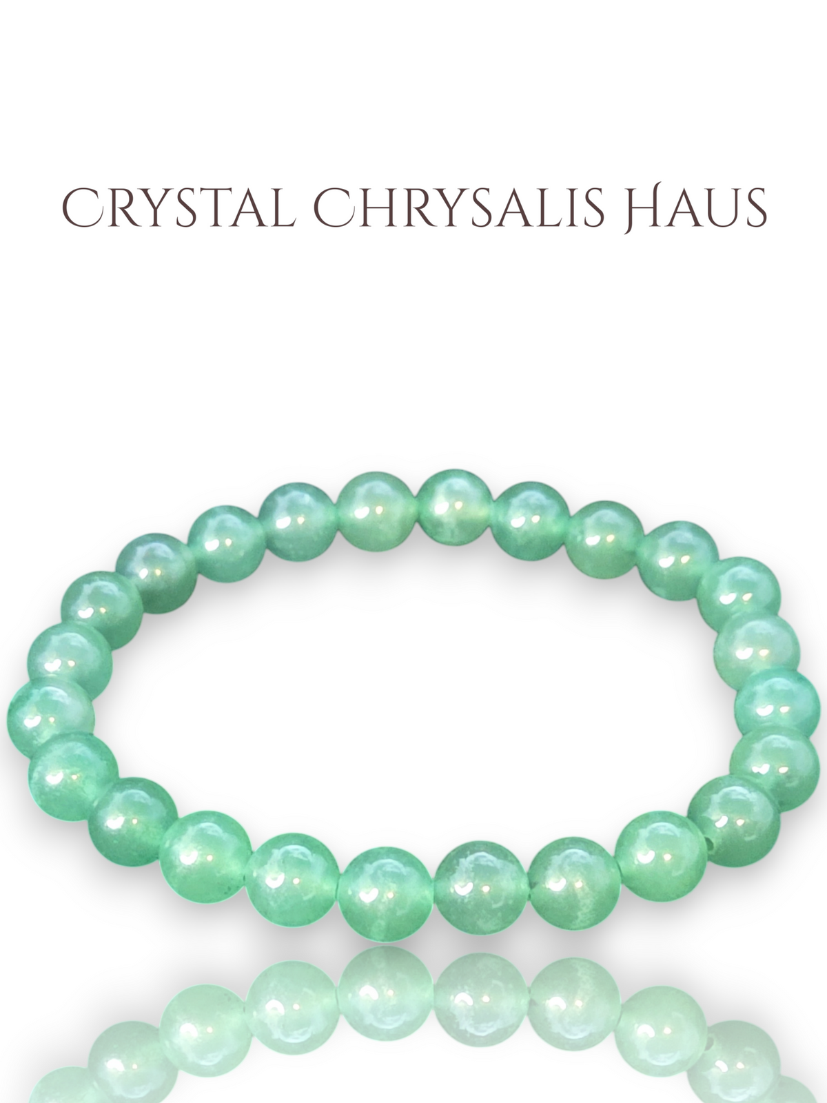 Natural Green Aventurine Beaded Gemstone Bracelet