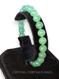 Natural Green Aventurine Beaded Gemstone Bracelet