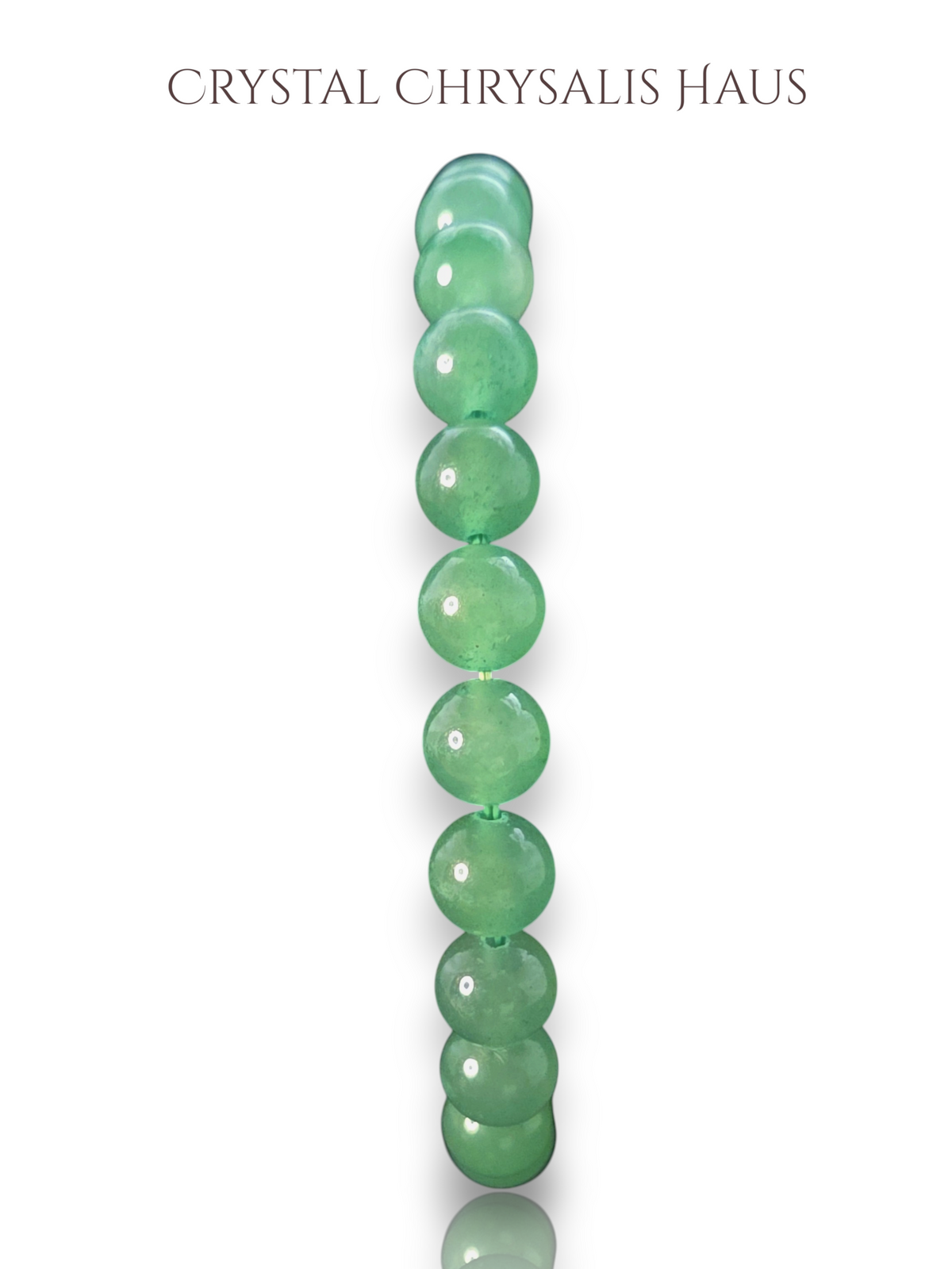 Natural Green Aventurine Beaded Gemstone Bracelet