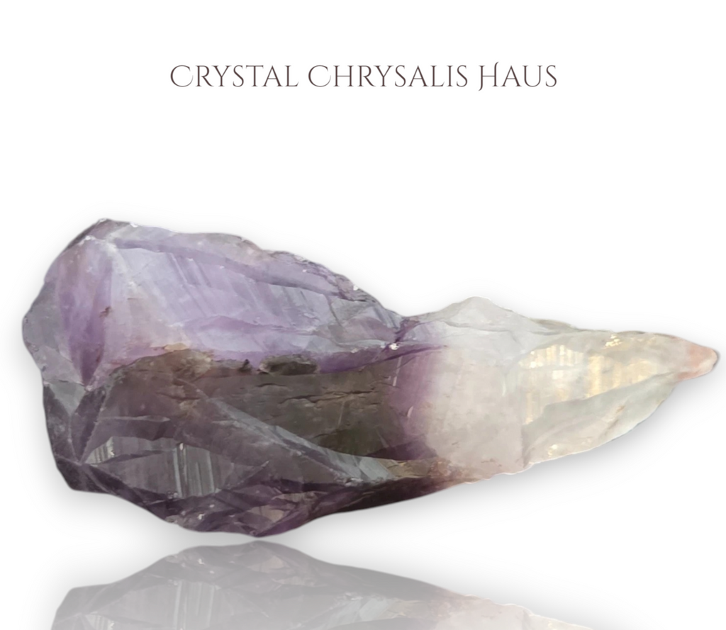 Natural Large Rough Uncut Canadian Auralite Amethyst Crystal Point