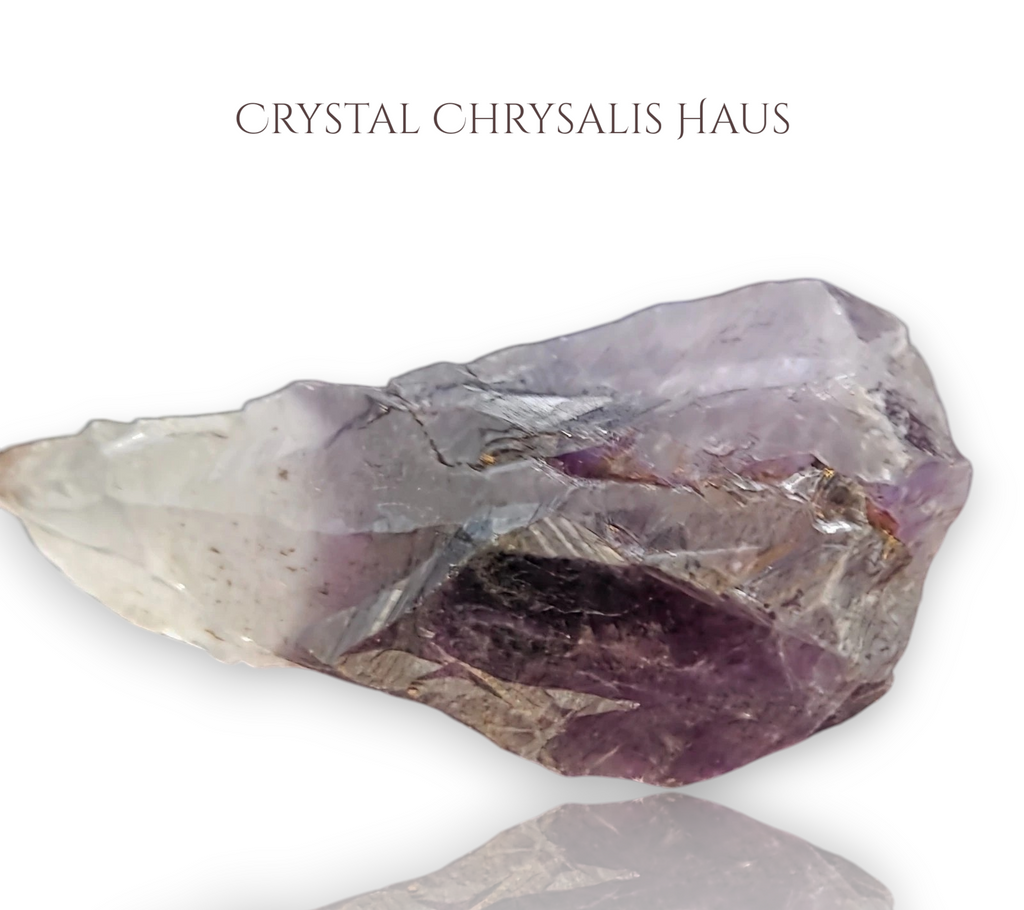 Natural Large Rough Uncut Canadian Auralite Amethyst Crystal Point