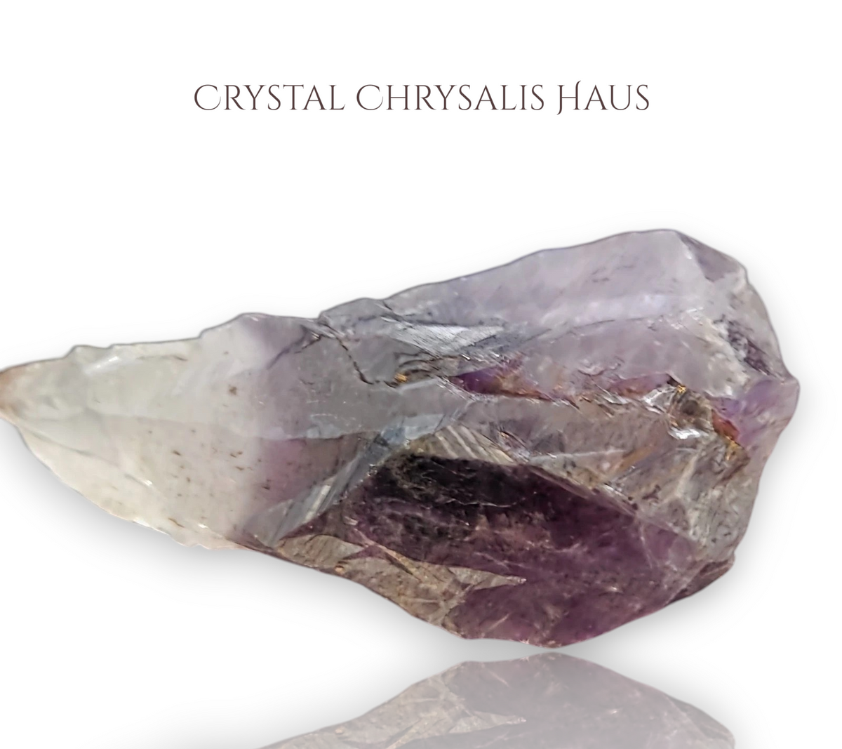 Natural Large Rough Uncut Canadian Auralite Amethyst Crystal Point
