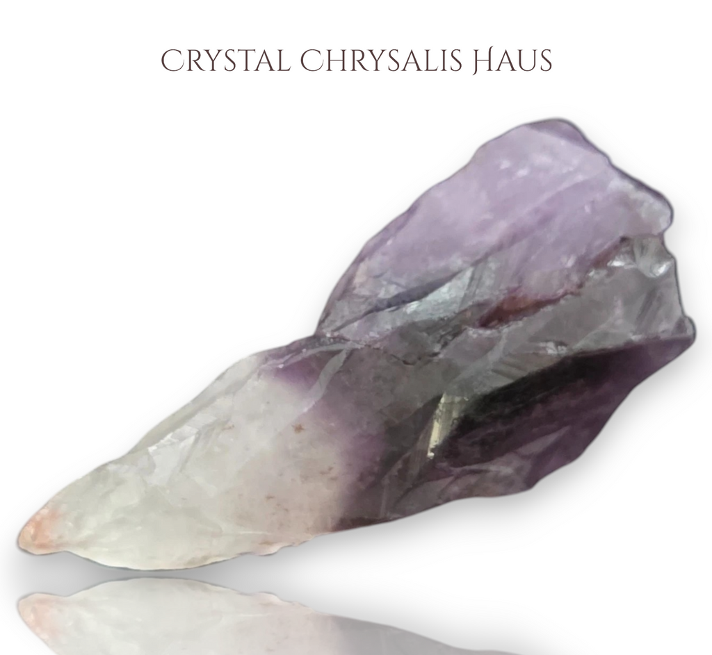 Natural Large Rough Uncut Canadian Auralite Amethyst Crystal Point
