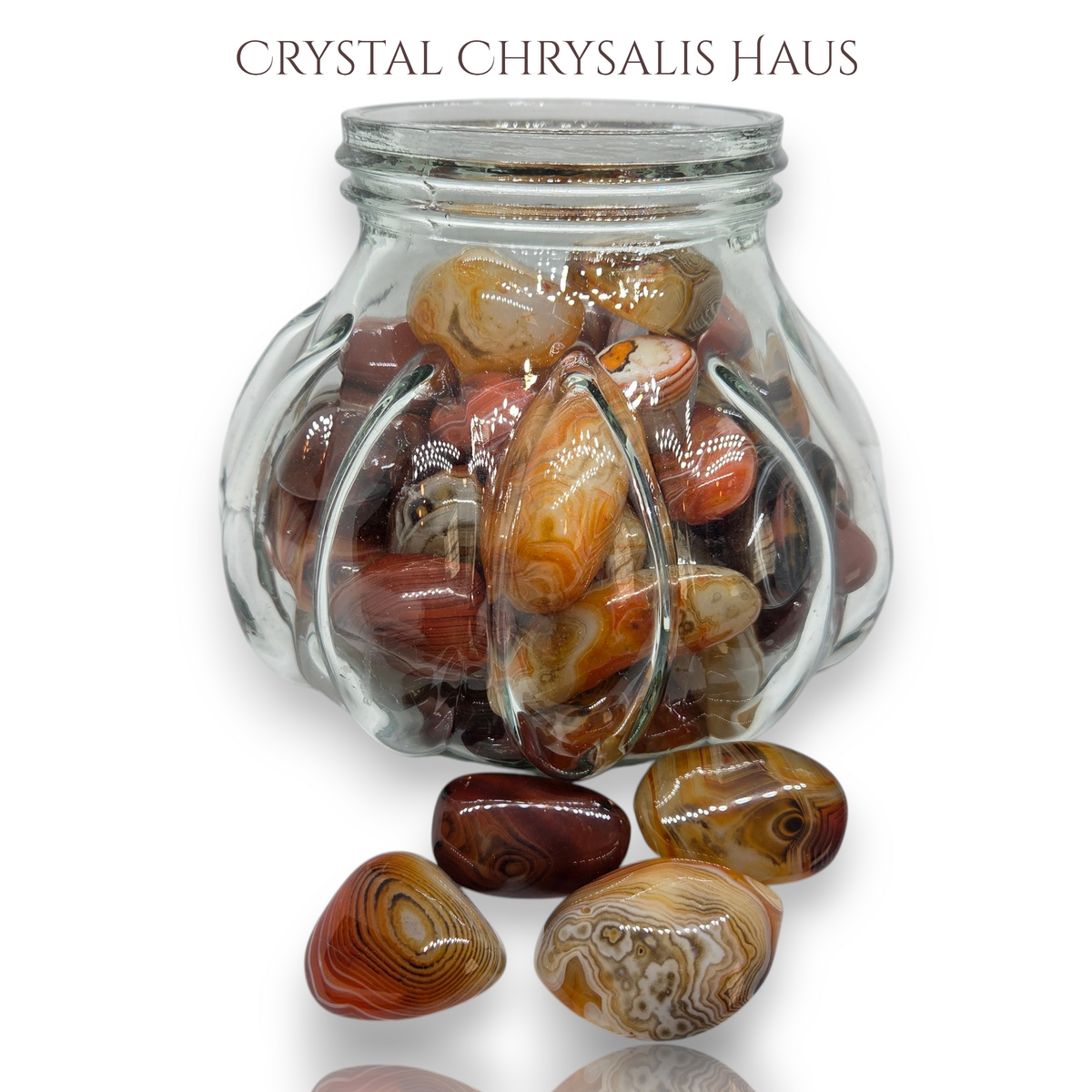 Beautiful A+ Natural  Banded Agate Freeform Polished Gemstones